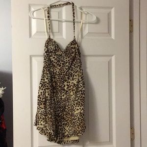 Victoria secrets leopard romper